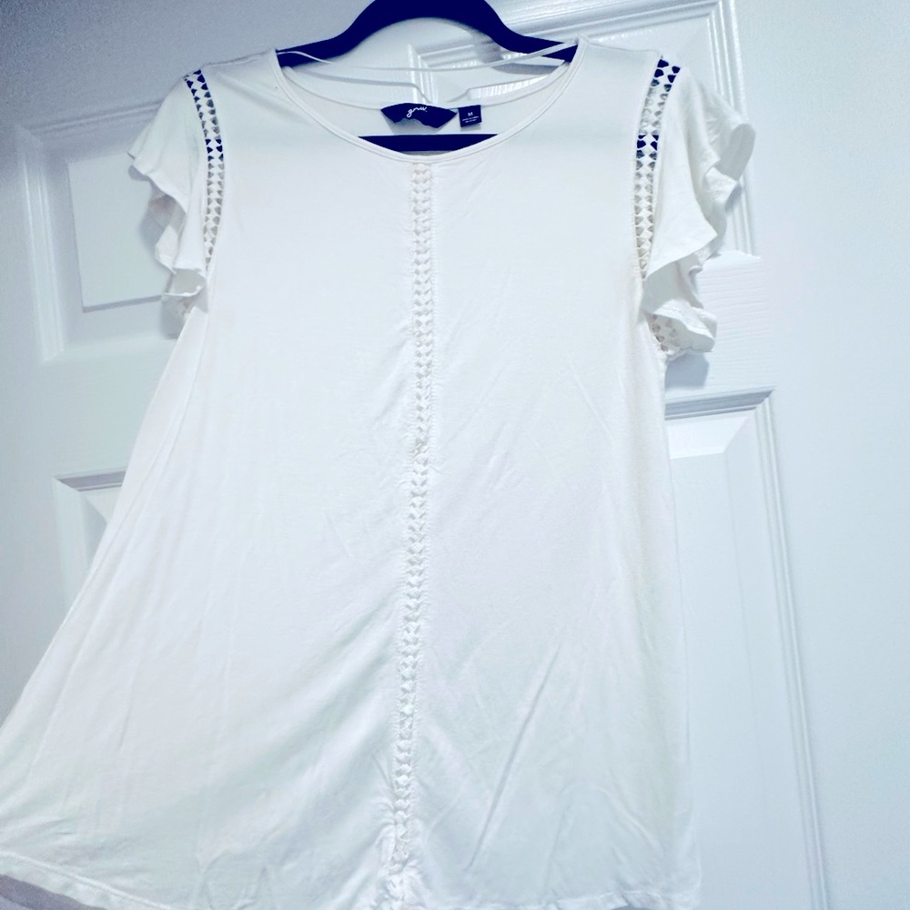 Gnw white short sleeve top